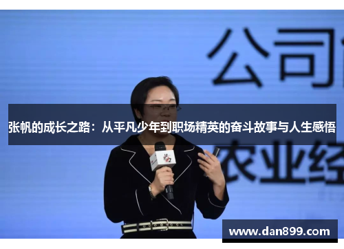 张帆的成长之路：从平凡少年到职场精英的奋斗故事与人生感悟